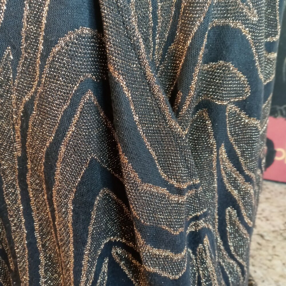 Cache Metallic Tiger Print Tank Top - Picture 3 of 8